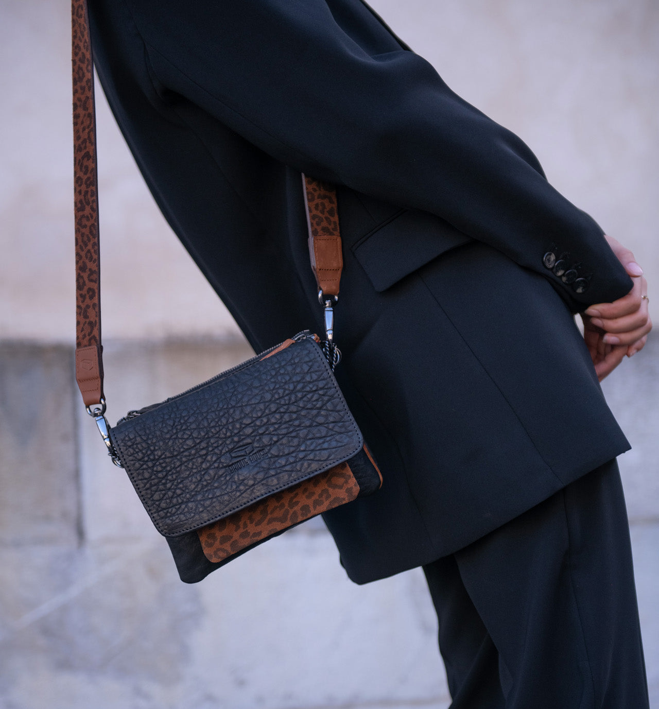 Trio Rabat - Bubble Noir & Camel + Mini Leo